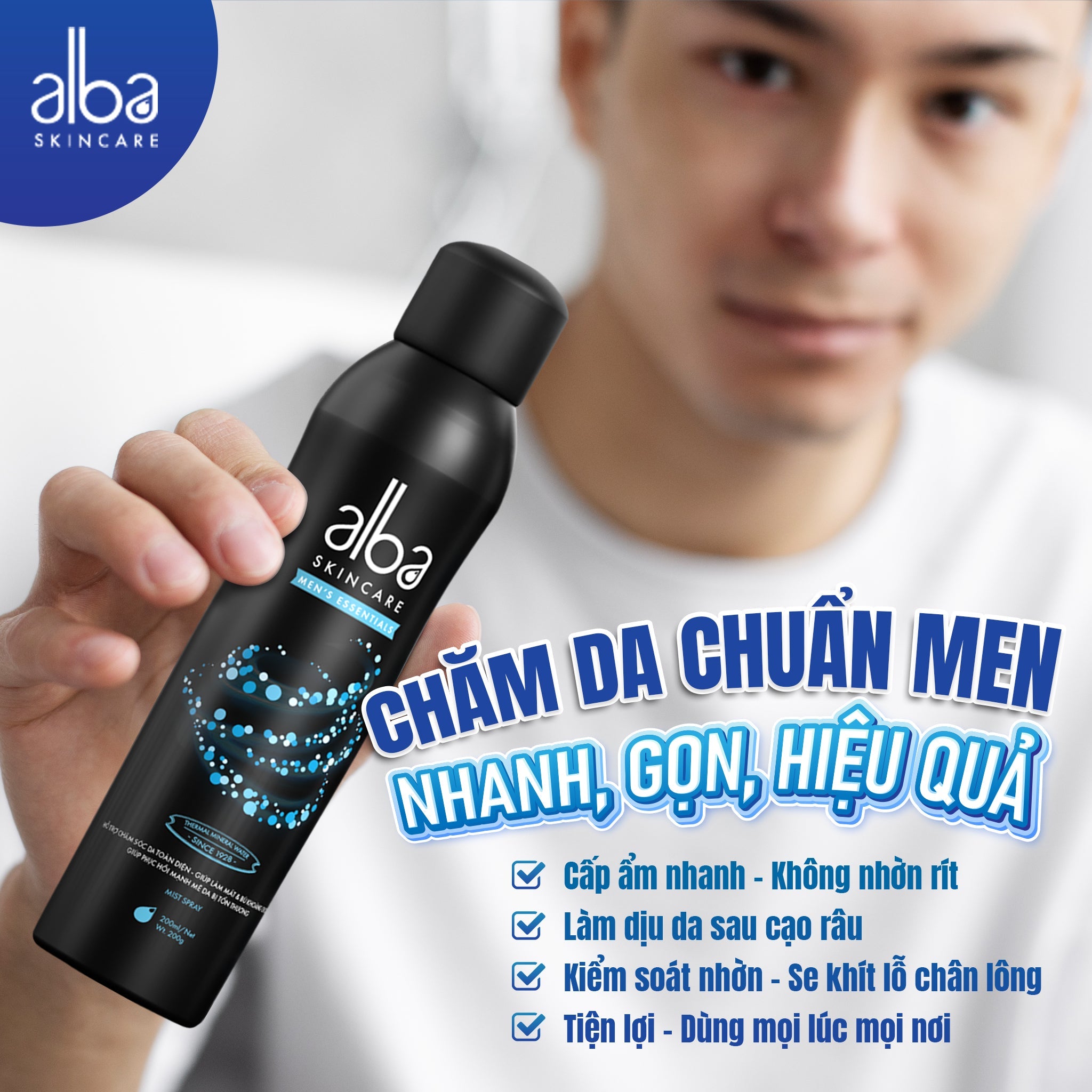 ALBA SKINCARE MEN'S ESSENTIALS: "Kiến Tạo Vẻ Lịch Lãm" - Thu Hút Mọi Ánh Nhìn!